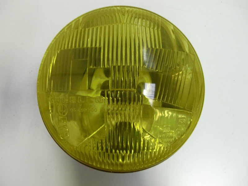 Carello 7 inch headlight units yellow lenses LesSixTroenes